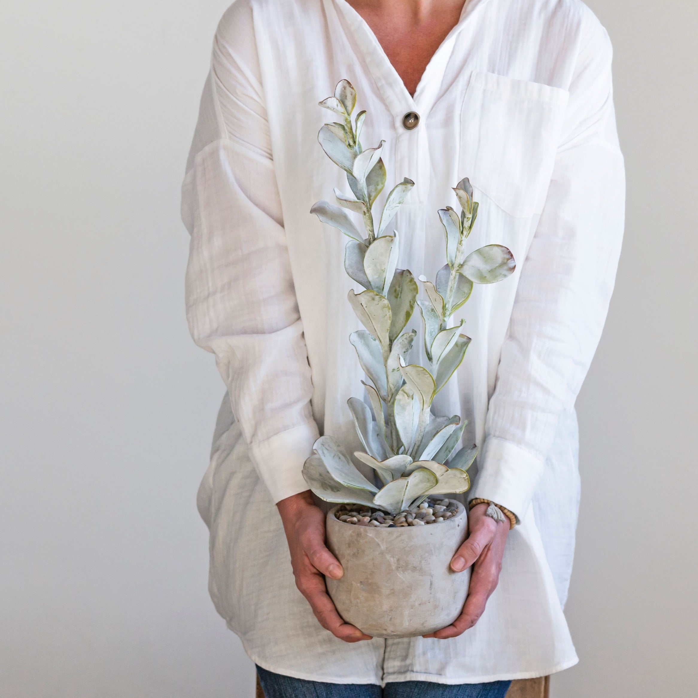 23'' Tall Faux Succulent