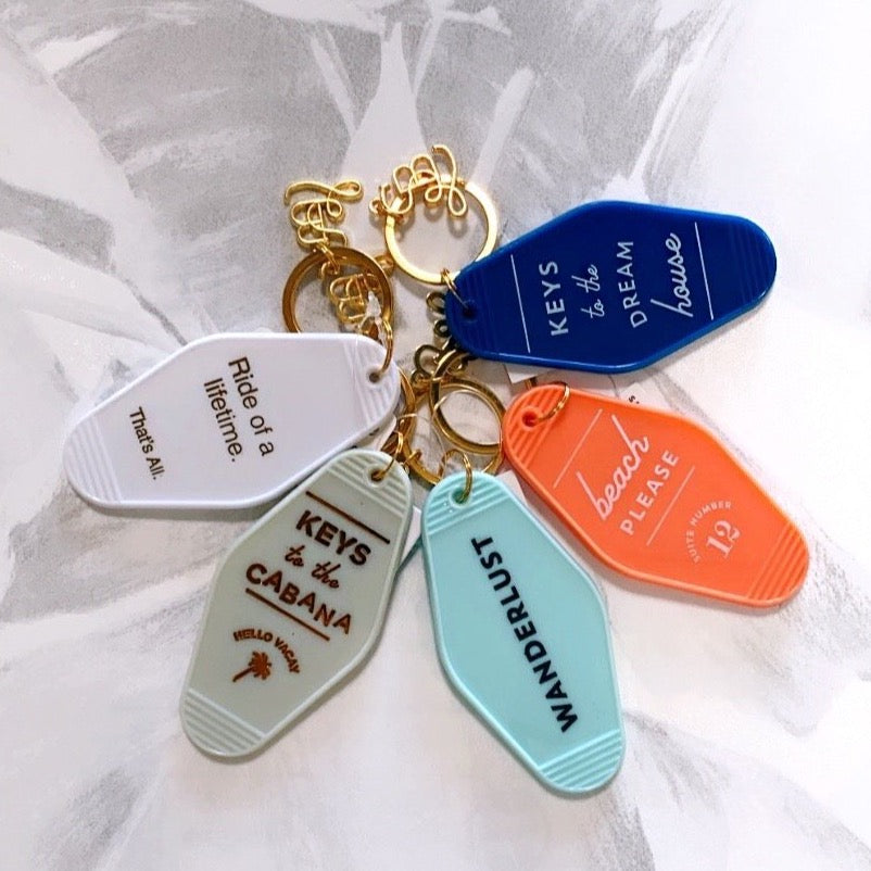 Vintage Motel Key Tags