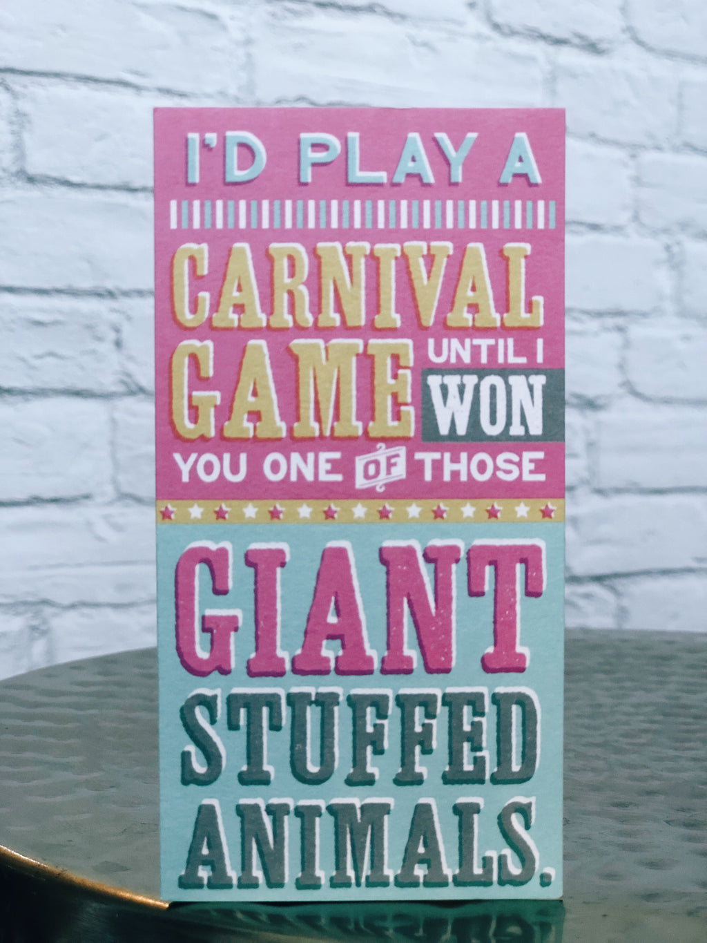 I'D PLAY WITH YOU Card